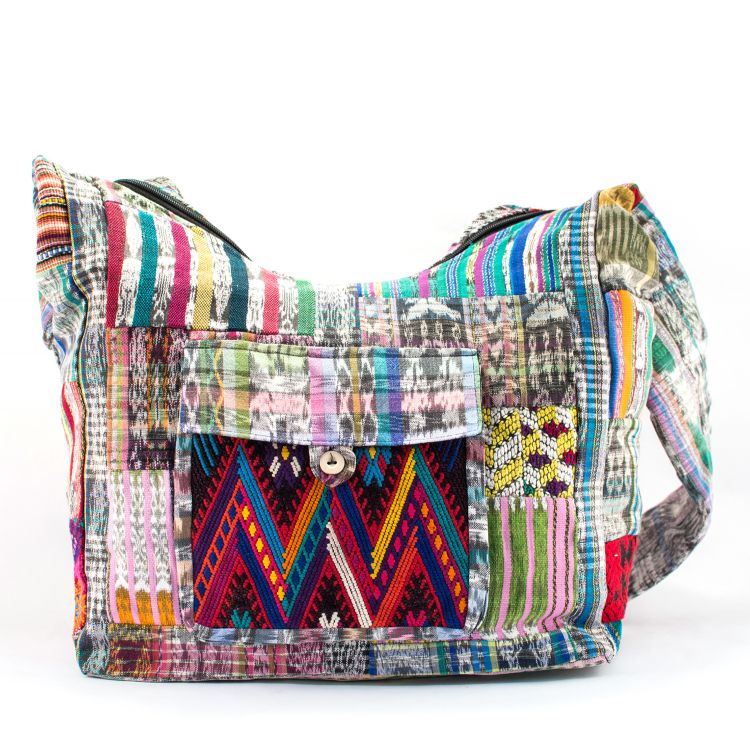 Upcycled Patch Purse - Purses - Handmade Guatemalan Imports