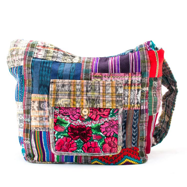 Upcycled Patch Purse - Purses - Handmade Guatemalan Imports