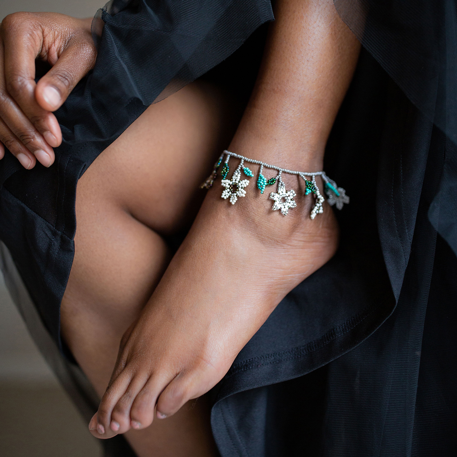 Leaf Anklet Anklets Handmade Guatemalan Imports