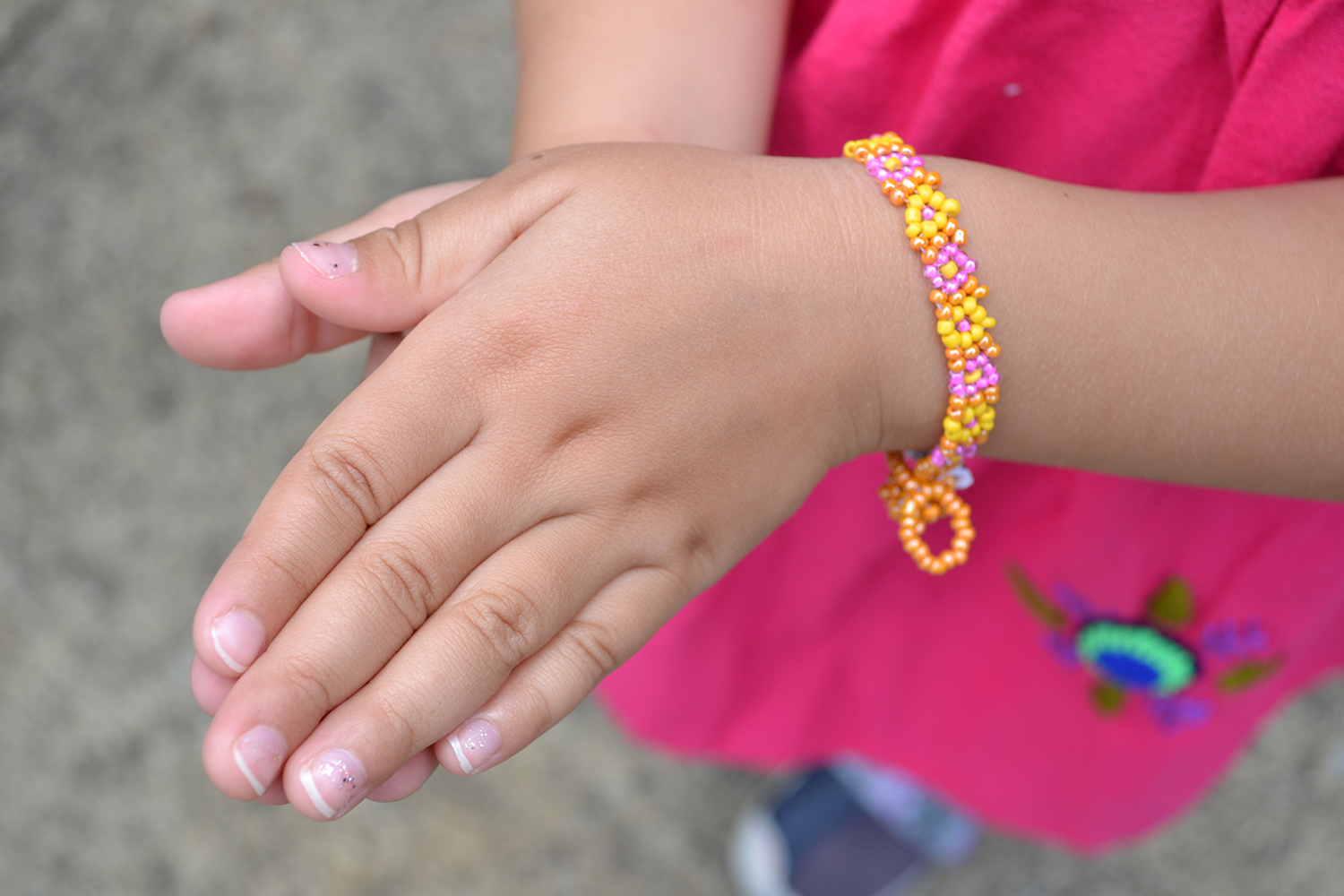 Kids's Flower Bracelet - Bracelets - Handmade Guatemalan Imports