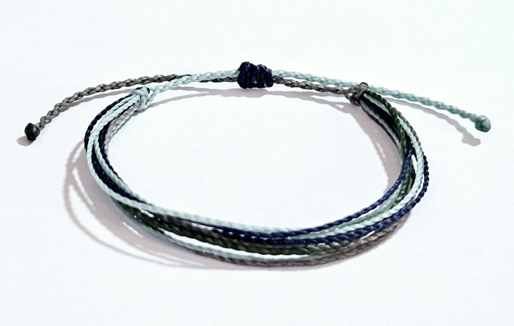 String Bracelet Set Tidal Wave Coastal JEwelry handmade fair trade