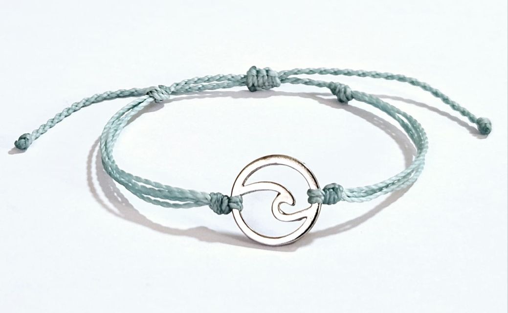 String Bracelet Set Tidal Wave Coastal JEwelry handmade fair trade