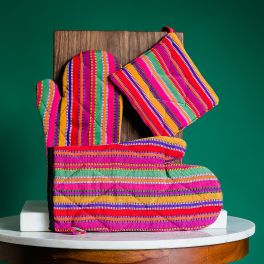 Guatemalan oven mitts and pot holders