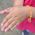 Hand beaded daisy chain fair trade bracelet for kids and tweens