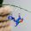 parrot ceramic earrings handmade fair trade guatemalan jewelry