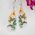 sunrise hummingbird earrings fringe handmade guatemalan fair trade