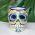 Lucia's Imports Wholesale Handmade Fair Trade Guatemalan Ceramic Sugar Skull Skeleton Mugs