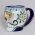 Lucia's Imports Wholesale Handmade Fair Trade Guatemalan Ceramic Sugar Skull Skeleton Mugs