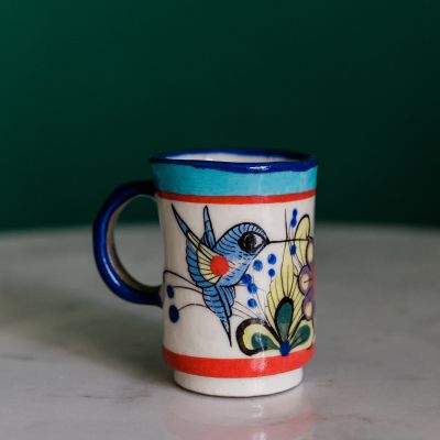 wild bird espresso cup handmade fair trade in guatemala ken edwards