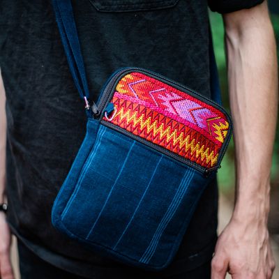 on the go bag crossbody purse handmade guatemalan fair trade accessories