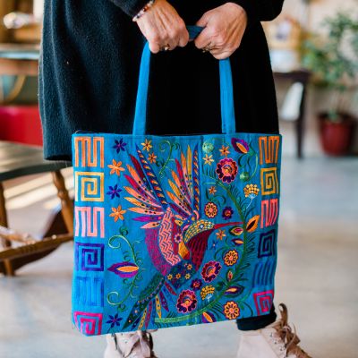 wild bird tote bag