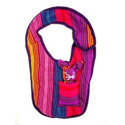 Fair Trade Handmade Guatemalan Bunny Baby Bib