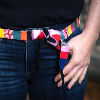 Lucia's Imports Fair Trade Handmade Guatemalan Toto Sash Belt or Headband