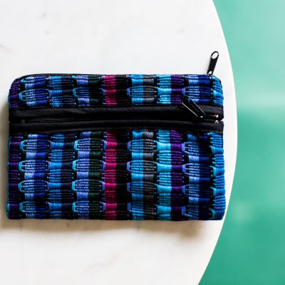 Guatemalan fair trade comalapa cosmetic bag