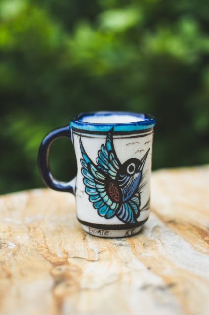 wild bird espresso cup handmade fair trade in guatemala ken edwards