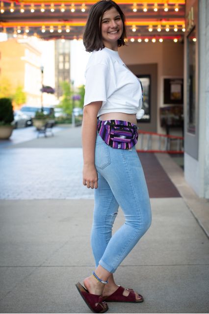 Fair Trade Handmade Guatemalan Ikat Fanny Pack