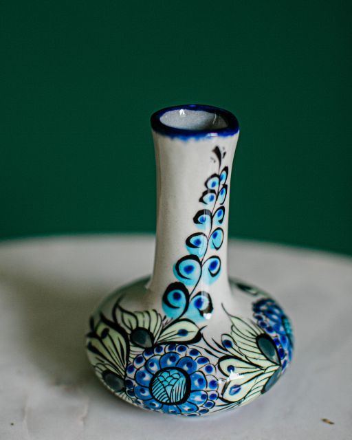 Wild Bird Guatemalan Bud Vase front