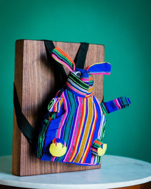 Kids Guatemalan Animal Backpack Accessories Bags Rabbit