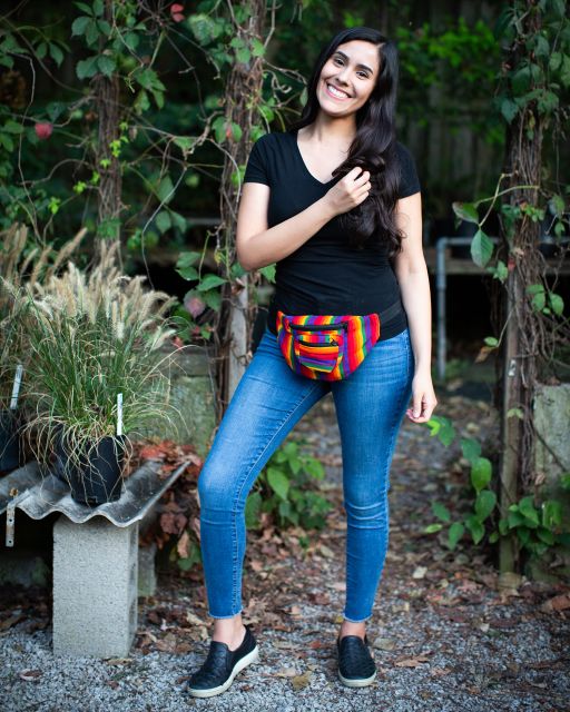 Rainbow, Pride, Fanny Pack, Spring Break, Guatemalan, Fair Trade, Functional, Bags, Colorful, Handmade, Imports