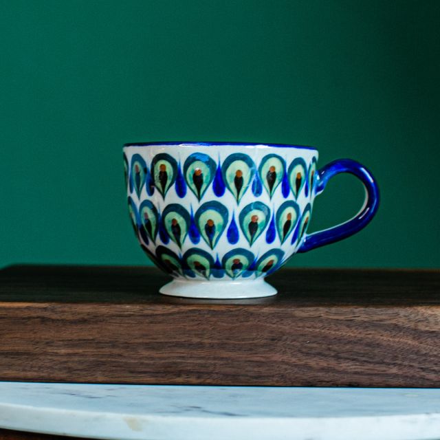 Fair Trade Guatemala pottery Cappucino/Soup Cup