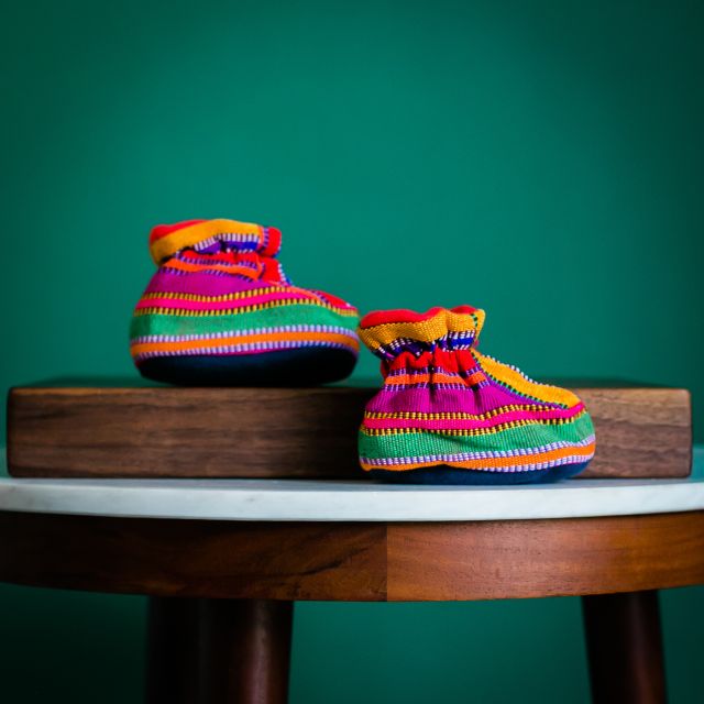 Fair Trade Handmade Guatemalan Children's Booties