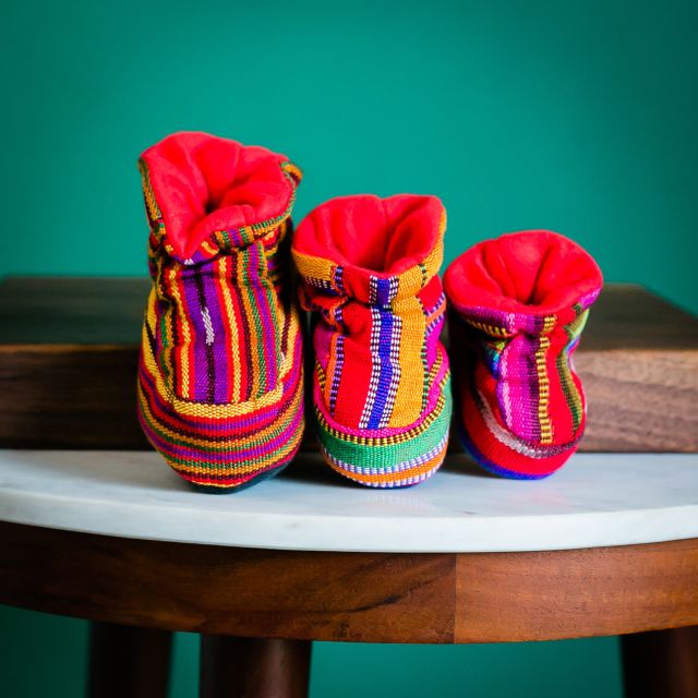 Fair Trade Handmade Guatemalan Children's Booties