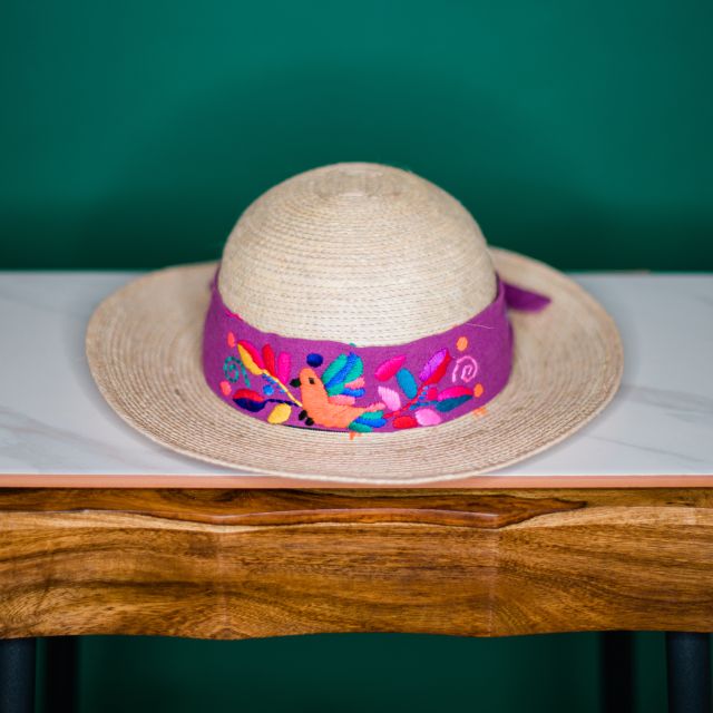 Embroidered Handmade Fair Trade Tie Headband Hat Band Guatemalan Hair Accessories