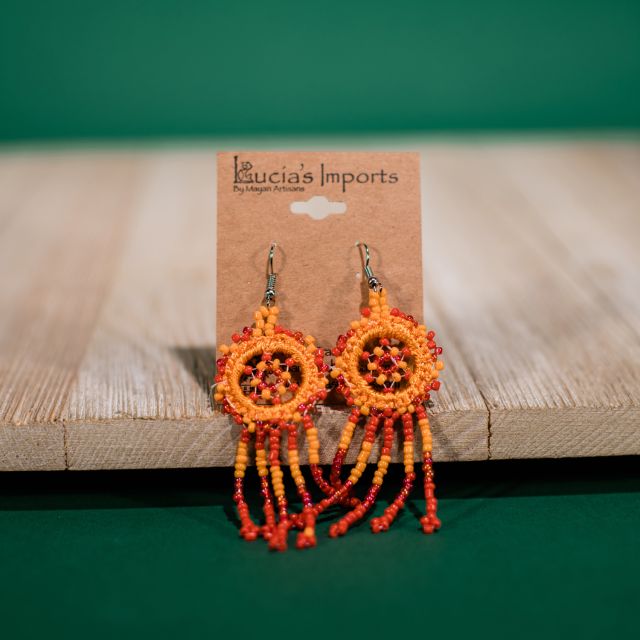 Dream Catcher Earring Beaded Handmade Fair Trade Accessory Ethical