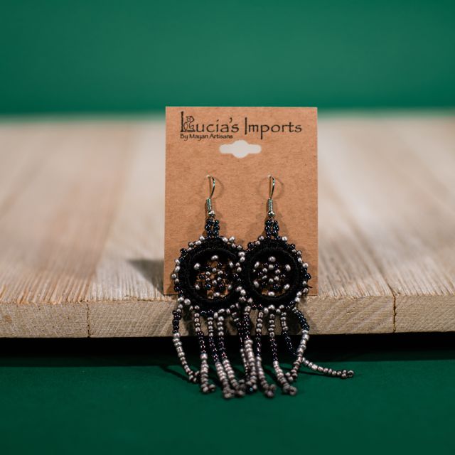 Dream Catcher Earring Beaded Handmade Fair Trade Accessory Ethical