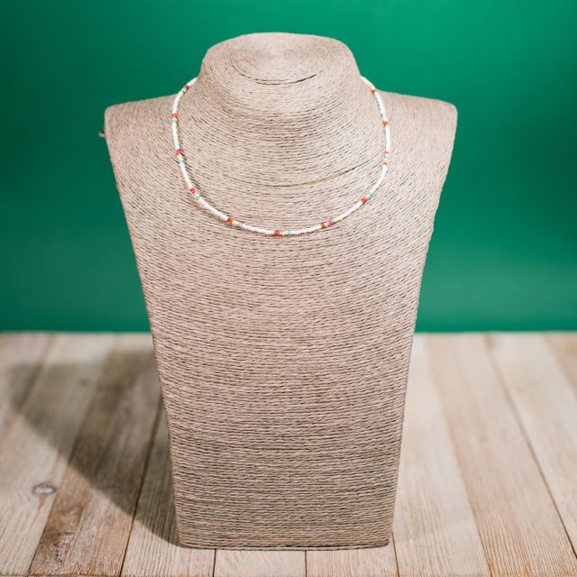 Dream Bead Love Bead Necklace One Strand Multi Beaded Guatemalan Handmade Fair Trade