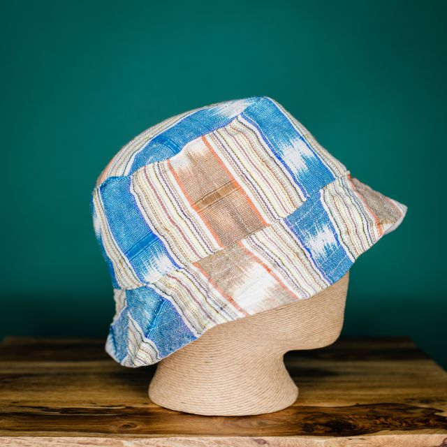 Ikat cotton guatemalan fair trade adult hat handmade accessories