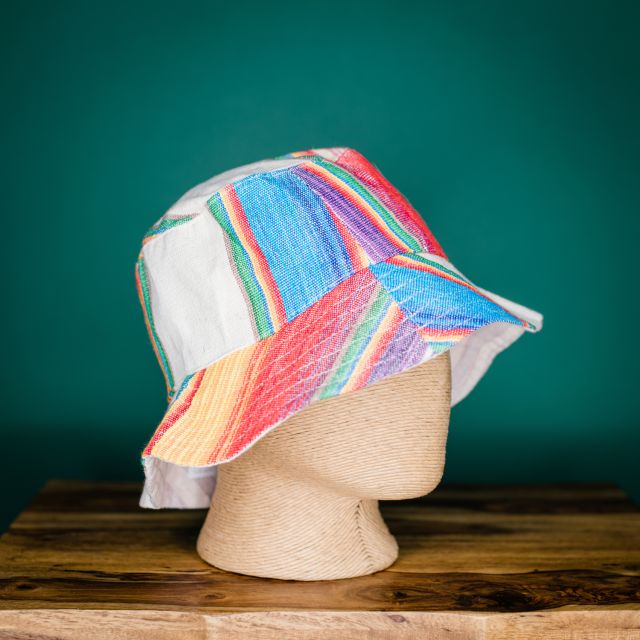 Ikat cotton guatemalan fair trade adult hat handmade accessories