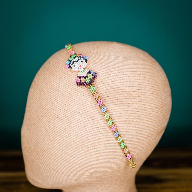 frida kahlo headband fair trade guatamala hair accessories