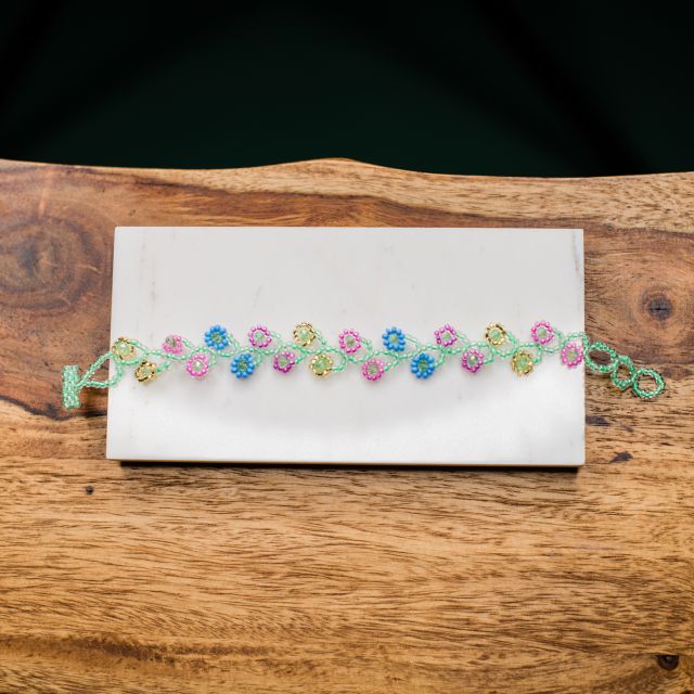 Blooming Petals Bracelet fair trade handmade guatemalan beaded accessory