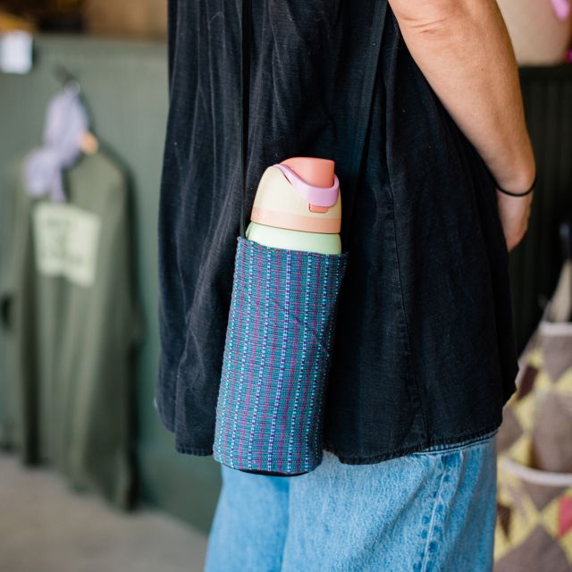 water bottle holder comalapa fair trade guatemalan accessory