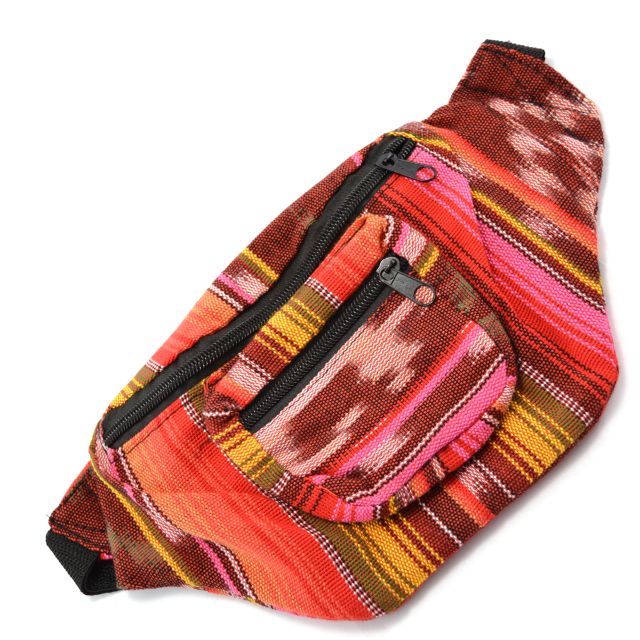 Fair Trade Handmade Guatemalan Ikat Fanny Pack