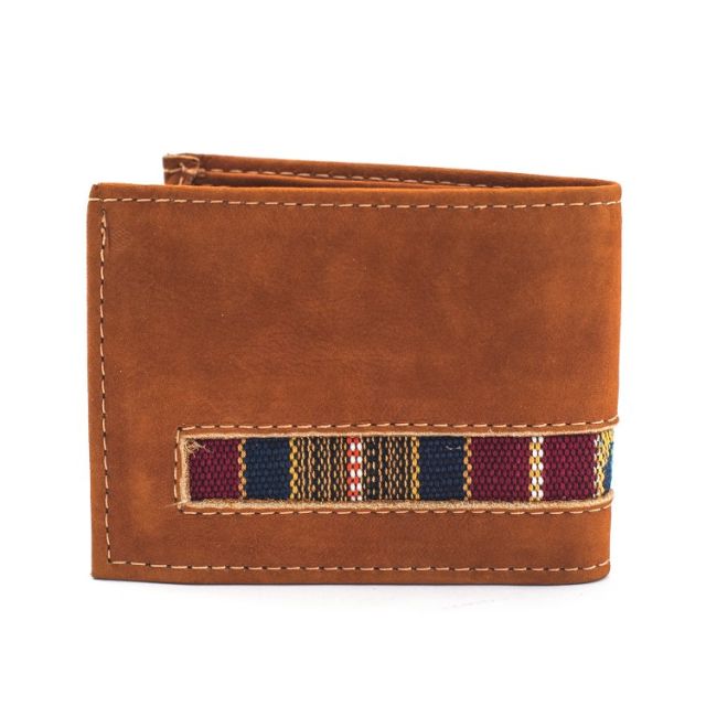 Guatemalan fair trade leather wallet