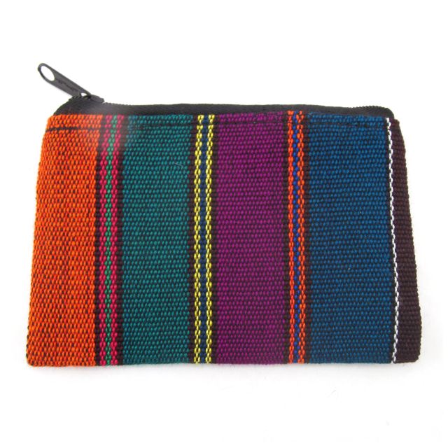 Fair Trade Handmade Guatemalan Ikat Coin Bag