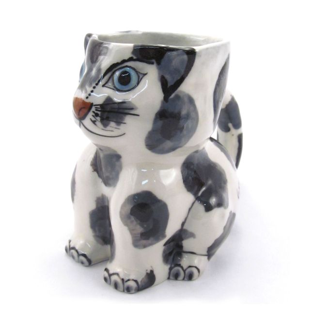 Fair Trade Handmade Guatemalan Ceramic Cat Mug
