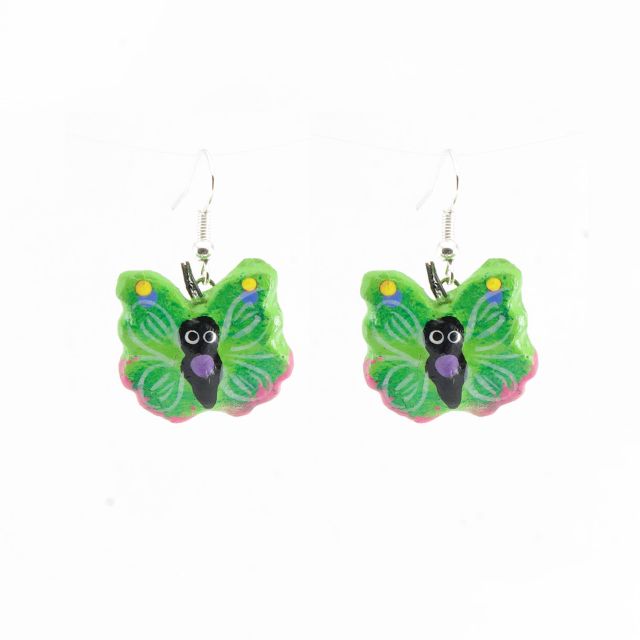 Lucia's Imports Fair Trade Handmade Guatemalan Ceramic Earrings