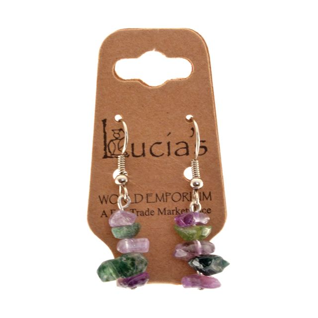 Fair Trade Handmade Guatemalan Rock Candy Earring