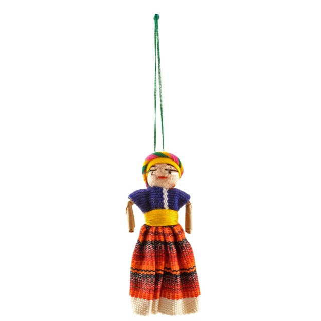 Guatemalan Worry Doll Ornament