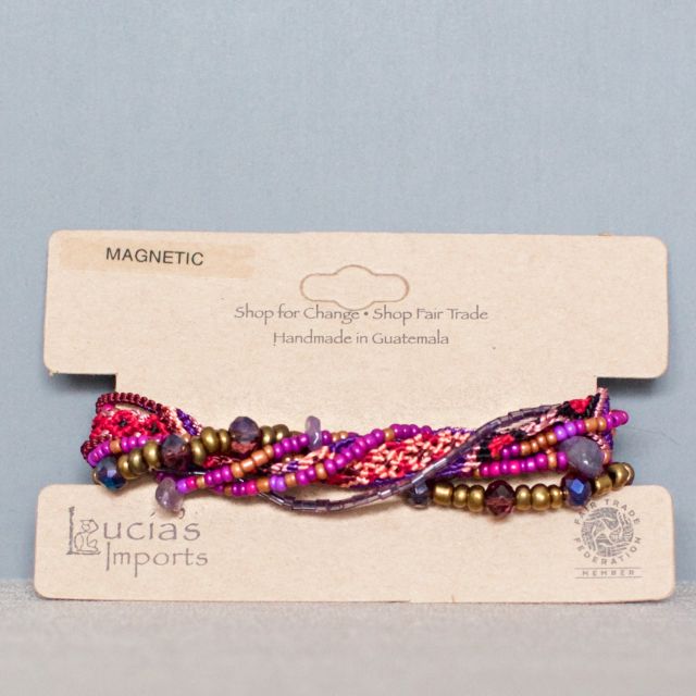 Lucia's Imports Wholesale fair trade handmade  guatemalan beaded  catalina bracelet