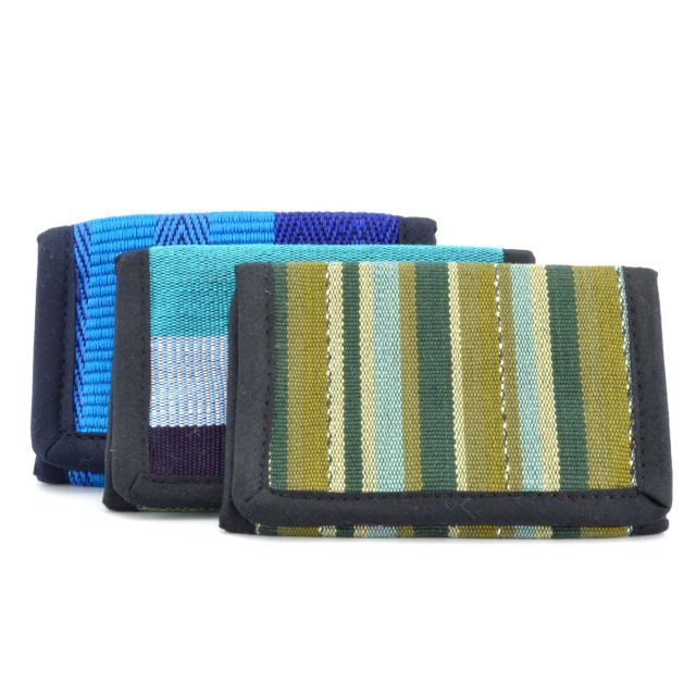 Fabric Wallet, Wallet, Fair Trade, Guatemala, Handmade, Artisan, Zipper, Billfold, Velcro
