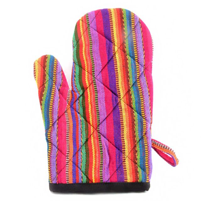 Oven Mitt, Guatemala, Fair Trade, Kitchen, Accessories, Bright, Colorful, Ethical, Handmade, Sustainable