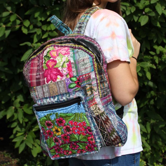 Fair Trade Guatemala Chichi Patch Backpack