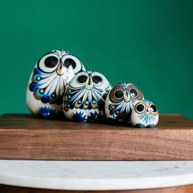 Baby Owl Ceramic Guatemlan Fair Trade Figurine