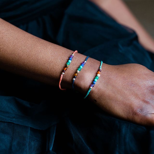 Lucia's Imports Wholesale Fair Trade Handmade Guatemalan Chakra Bracelet