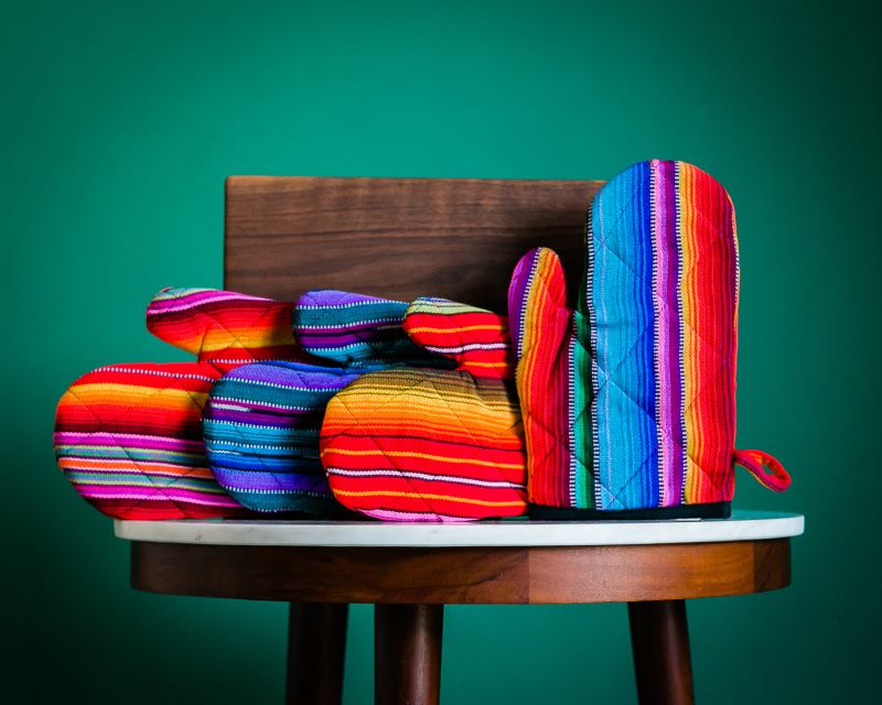 Oven Mitt, Guatemala, Fair Trade, Kitchen, Accessories, Bright, Colorful, Ethical, Handmade, Sustainable